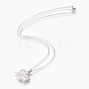 304 Stainless Steel Pendant Necklaces NJEW-F239-01P-2