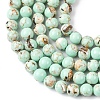 Sea Shell and Synthetic Turquoise Assembled Beads Strands G-G758-07-6mm-6