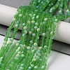 Transparent Glass Beads Strands X1-EGLA-A034-T4mm-MB11-2
