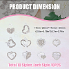 SUPERFINDINGS DIY Valentine's Day Jewelry Making Kits FIND-FH0007-42-2