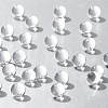 100Pcs Natural Quartz Sphere Beads G-NB0005-51A-2