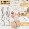 6Pcs Brass Watch Band Clasps DIY-BC0013-44A-P-4