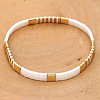 Bohemian Glass Seed Beaded Stretch Bracelets JM4508-46-1