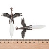 Natural & Synthetic Mixed Stone Faceted Pointed Bullet Shaped Big Pendants G-T145-01R-5