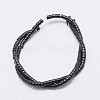 Dyed Synthetic Turquoise Beads Strands G-P083-5mm-83F-2