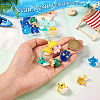 20Pcs 10 Styles Ocean Theme Resin Pendants FIND-TA0002-37-12