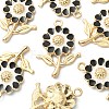 8Pcs Alloy Enamel Pendants ENAM-YW0002-31A-2