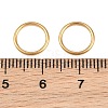 Ion Plating(IP) 304 Stainless Steel Closed Jump Rings STAS-G393-06G-12-2