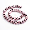 Glow in the Dark Luminous Style Handmade Silver Foil Glass Round Beads FOIL-I006-10mm-04-2