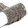 Electroplate Glass Beads Strands GLAA-H021-01B-FP12-1