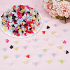 600Pcs 12 Colors Frosted Opaque Acrylic Beads OACR-ME0001-20-5