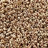 Electroplate 12/0 Glass Seed Beads X-SEED-Q003-01-3