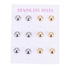 304 Stainless Steel Stud Earrings EJEW-I236-01-4
