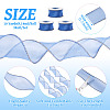 3 Rolls Polyester Organza Ribbons SRIB-TA0001-26A-4
