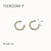 French Vintage Stainless Steel Cuff Earrings YQ8592-3-1