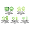 200Pcs 5 Styles Transparent Acrylic Beads TACR-FS0001-54B-4