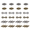 24Pcs 6 Styles Alloy Snap Lock Clasps FIND-DC0005-13-1