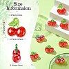 Electroplated Transparent Acrylic Pendants FIND-CJC0022-19-2