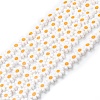 Handmade Millefiori Glass Bead Strands X1-LAMP-J035-8mm-23-1
