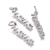 316 Surgical Stainless Steel Pendants X-STAS-L242-05P-1
