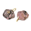 Natural Rhodonite Carved Pendants GG-CBAF4FB-01G-06-2