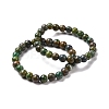 Natural Gemstone Stretch Beaded Bracelets G-A185-01L-1