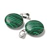 Natural & Synthetic Mixed Gemstone Pendants G-B127-14P-3