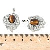 Natural Tiger Eye Pendants G-L623-04P-09-3