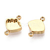 304 Stainless Steel Connector Cabochon Settings STAS-N115-31G-2