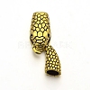 Tibetan Style Alloy Hook and Snake Head Clasps TIBE-N011-040AG-RS-1