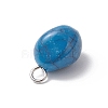Crackle Opaque Acrylic Beads PALLOY-JF03800-02-5