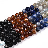 Natural Mixed Gemstone Beads Strands G-D080-A01-02-13-4