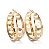 201 Stainless Steel Thick Hoop Earrings X-EJEW-I245-37A-1