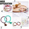 Flat Round Handmade Polymer Clay Bead Spacers X-CLAY-R067-3.0mm-13-6