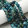 Natural Agate Beads Strands X-G-M437-C01-01W-5