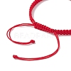 Nylon Thread Braided Bead Adjustable Bracelets BJEW-JB09768-02-4