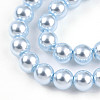 Baking Paint Pearlized Glass Pearl Bead Strands HY-N002-3mm-A05-4