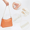 ABS Plastic Imitation Pearl Bag Handles KY-WH0046-39KCG-3