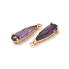 Real 18K Gold Plated Brass Pendant KK-B074-73G-02-2