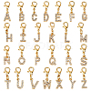 26Pcs Alloy Rhinestone Pendant Decorations HJEW-FH00326-1