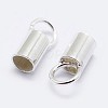 925 Sterling Silver Cord Ends STER-F036-21S-1.3mm-2