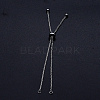 Adjustable 201 Stainless Steel Slider Bracelets Making STAS-S105-JN646-1-2