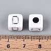 Opaque Acrylic Beads SACR-T035-03D-4
