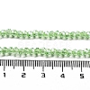 Electroplate Transparent Glass Beads Strands EGLA-A035-T3mm-A09-4