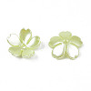 Spray Paint ABS Plastic Imitation Pearl Beads X-MACR-N013-002-5