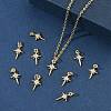SHEGRACE Brass Micro Pave Cubic Zirconia Pendants XGRQ3D101-480G-5