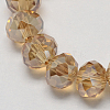 Handmade Imitate Austrian Crystal Faceted Rondelle Glass Beads X-G02YI0Q2-1
