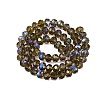 Electroplate Glass Beads Strands EGLA-A044-T8mm-L16-3