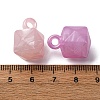 Opaque Luminous Glitter Powder Acrylic Pendants OACR-G052-12B-5