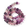 Natural Fluorite Beads Strands G-P530-B09-03-4